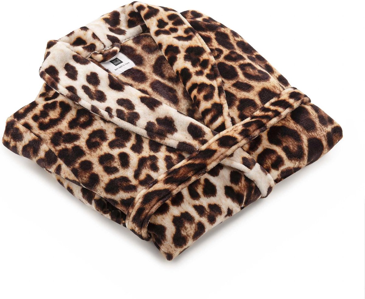 ZoHome - Leopard Badjas Lang XL Brown