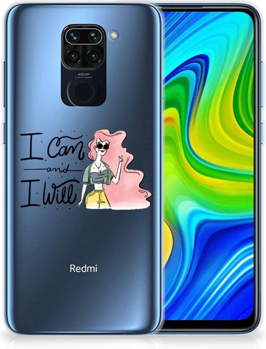 Xiaomi Redmi Note9 Telefoonhoesje met Naam i Can