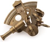 Authentic Models - Decorative sextant -Bronze Pocket Sextant - sextant - 9.5 x 9.5 x 5.2cm
