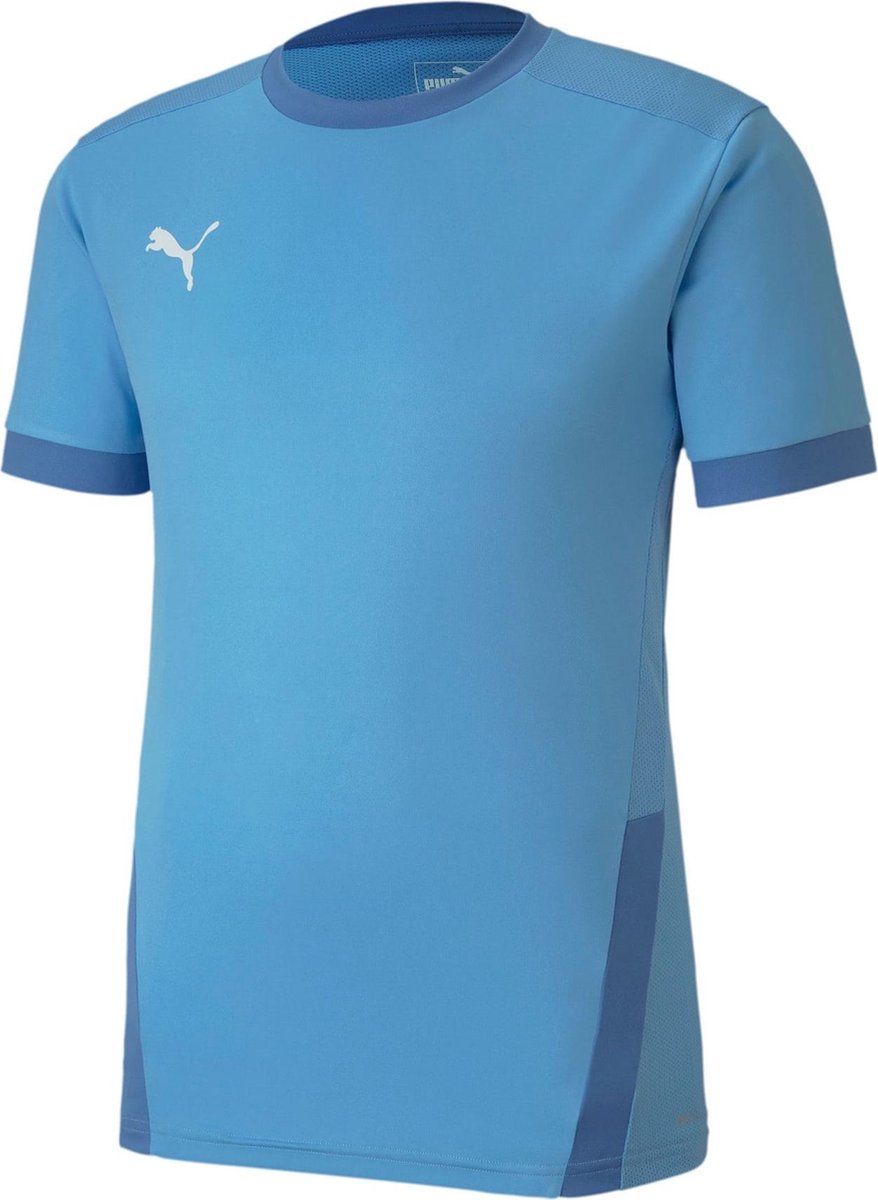 Puma Sportshirt - Maat M  - Mannen - licht blauw,wit