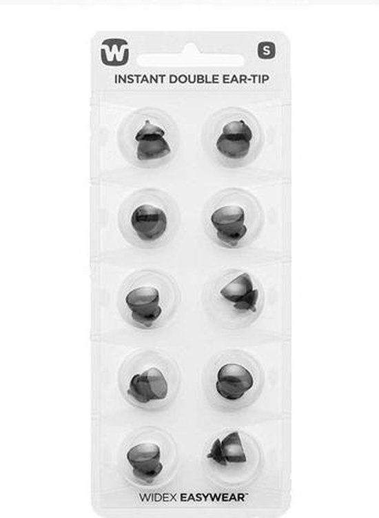 Widex - Coselgi - oortips - Dome - Tip - luidsprekers - easywear thintube - Instant double ear-tip S