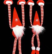 Kerstman Mikulas kasthanger met zware handjes rood