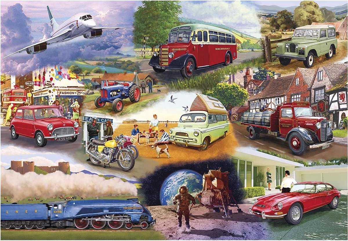 Iconic Engines Puzzel (1000 stukjes)