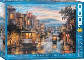 Eurographics puzzel San Francisco Cable Car Heaven - 1000 stukjes