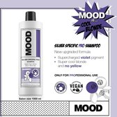 MOOD silver PRO shampoo 1000 ml  - MOOD no yellow shampoo 1000 - MOOD zilvershampoo - purple shampoo