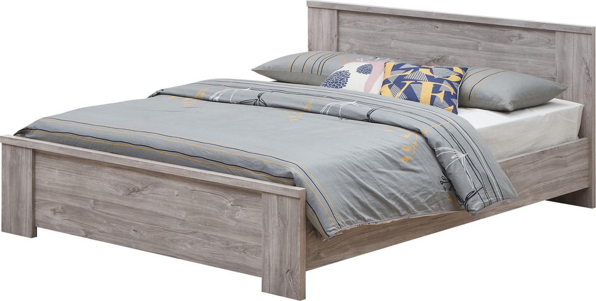 Belfurn - Elias bed grijze kleur 180 x 200 cm