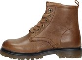 KEQ Jongens veterschoenen Veterschoenen Hoog - cognac - Maat 29