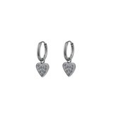 Go-Dutch-Label-Oorring-Hart-Strass-E0786-Zilver