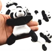 5 Stuks Magneten Panda Poptjes, Koelkastmagneet, Auto Decoratie, Huis/Kamer Decoratie, Cadeutjes, Feest- Dierenmagneet Speelgoed +Gratis Panda Opbergzak- OPRUIMING!