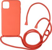 Telefoonhoesje met koord - Shockproof Backcover van PC/TPU - iPhone 11 Pro Max - Oranje