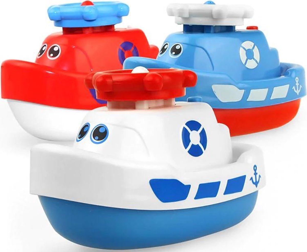 Badspeelgoed Boot | Waterspeelgoed Bootje | Elektisch Water Spuit Boot |  Water Spray... | bol.com