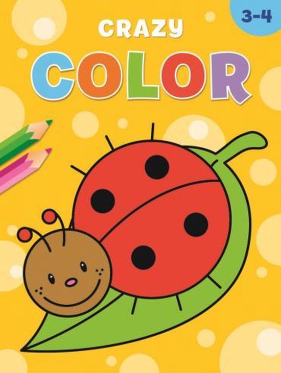 Thumbnail van een extra afbeelding van het spel Crazy color - kleurboek - 3-4 jaar