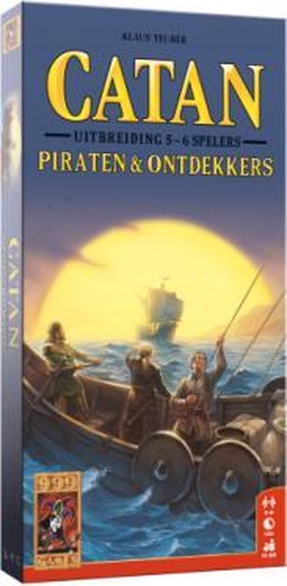 Thumbnail van een extra afbeelding van het spel 999 games Catan: Piraten & ontdekkers 5/6 spelers