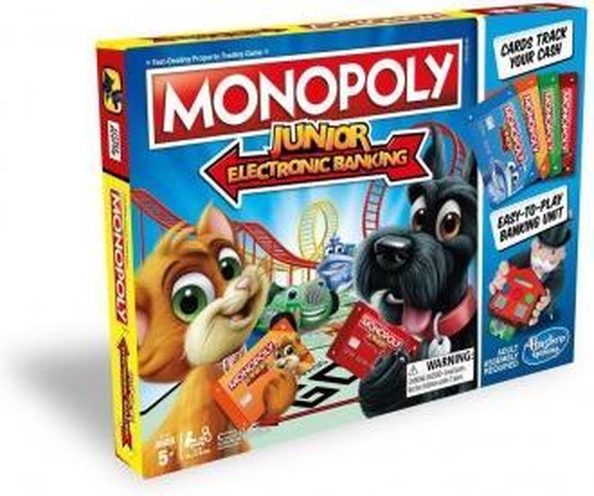 eten mezelf Profeet Hasbro Monopoly Junior Electronisch | Games | bol.com