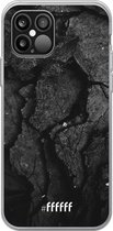 iPhone 12 Pro Max Hoesje Transparant TPU Case - Dark Rock Formation #ffffff
