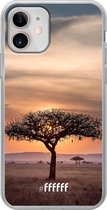 iPhone 12 Mini Hoesje Transparant TPU Case - Tanzania #ffffff
