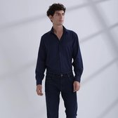 Baurotti Overhemd Regular Fit Donkerblauw - 46