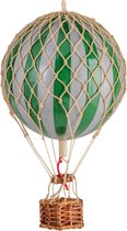 Authentic Models - Luchtballon Floating The Skies - zilver/groen -diameter luchtballon 8,5cm