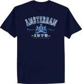 T-shirts adults - Jeans 3x leeuw - Navy - XXL