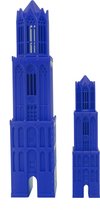 Decoratie Domtoren Utrecht - Beeldje 3D geprint - Donkerblauw - 30 cm