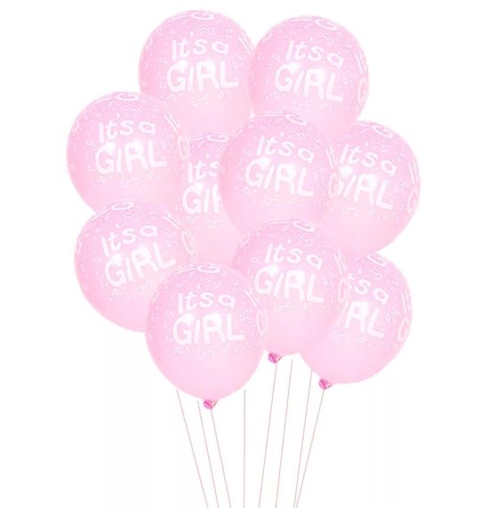 Roze Ballonnen Set 15 stuks - met opdruk It