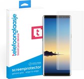 Telefoonglaasje Screenprotectors Geschikt voor Samsung Galaxy Note 8 - Volledig Dekkend - Gehard Glas Screenprotector Geschikt voor Samsung Galaxy Note 8 - Beschermglas van rand to