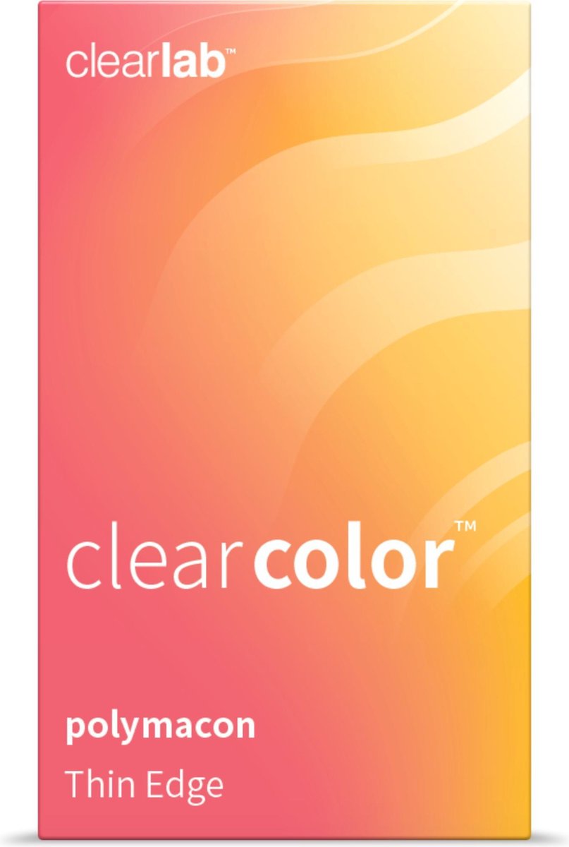 -0.75 - Clearcolor™ Light Blue - 2 pack - Maandlenzen - Kleurlenzen - Blauw