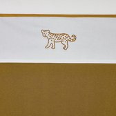 Meyco ledikant laken Cheetah animal - 100x150cm - honey gold