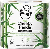 The Cheeky Panda Bamboe Keukenrol - keukenpapier (10 stuks)  Vrij van weefselstof, geur, chloor, B.P.A. Geschikt voor vegans