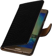 Wicked Narwal | Snake bookstyle / book case/ wallet case Hoes voor Samsung galaxy a7 2015Zwart