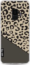 Casetastic Samsung Galaxy S9 Hoesje - Softcover Hoesje met Design - Leopard Mix Green Print