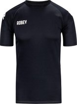 Robey Counter Shirt voetbalshirt korte mouwen (maat 4XL) - Zwart