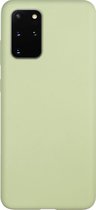 BMAX Siliconen hard case hoesje geschikt voor Samsung Galaxy S20 Plus / Hard Cover / Beschermhoesje / Telefoonhoesje / Hard case / Telefoonbescherming - Mintgroen
