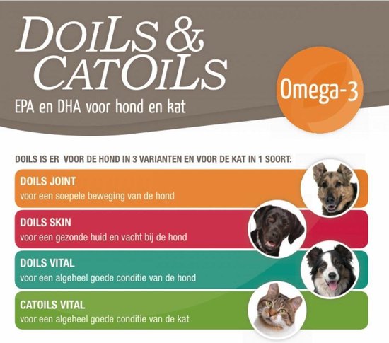 Doils CatOils Vital Omega-3 Olie 100 ml - Doils