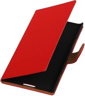 Wicked Narwal | bookstyle / book case/ wallet case Hoes voor Nokia Microsoft Lumia 1520 Rood