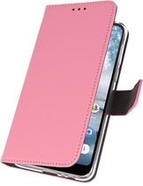 Wicked Narwal | Wallet Cases Hoesje voor Nokia 4.2 Roze