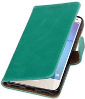 Wicked Narwal | Premium TPU bookstyle / book case/ wallet case voor Huawei Y5 / Y6 2017 Groen