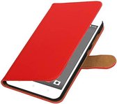 Wicked Narwal | bookstyle / book case/ wallet case Hoes voor HTC Desire 825 Rood