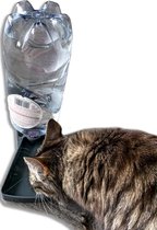 Umake Huisdier Waterbak PET-fles - Silver