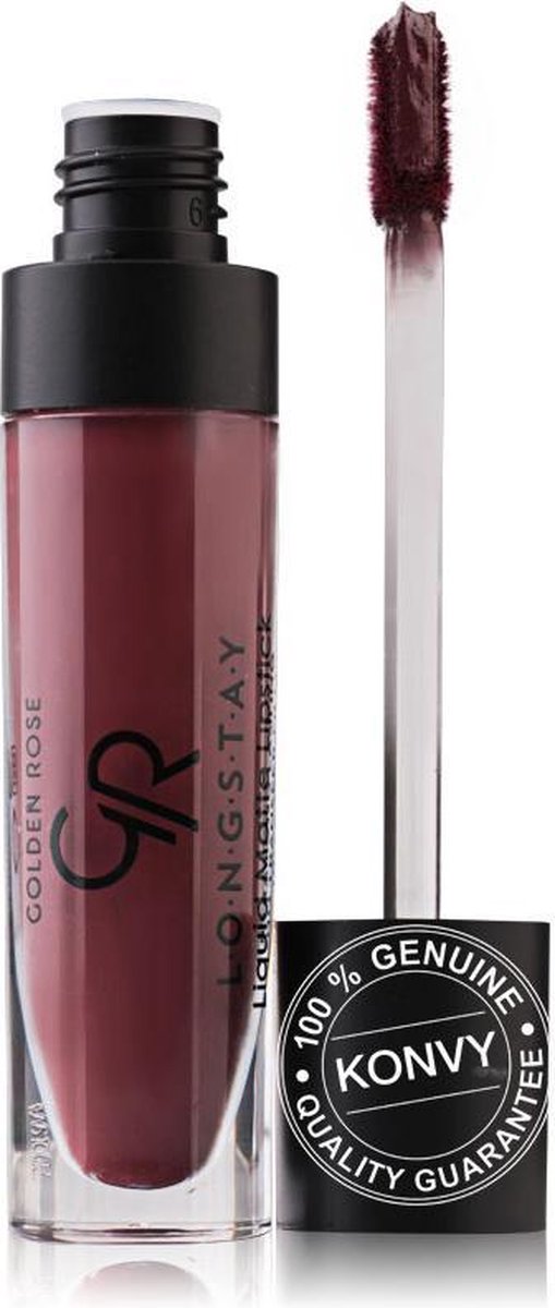 Golden Rose - Longstay Liquid Matte Lipstick 26 - Merlot - Kissproof