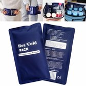 LOUZIR Outdoor EHBO Hot Cold Ice Pack - Snelle Koeling- Herbruikbare koude Warmte Compressie- Koude ijszak - Diepvriesbestendig - Voor been en knie Blessures- hoofdpijn gel ijs
