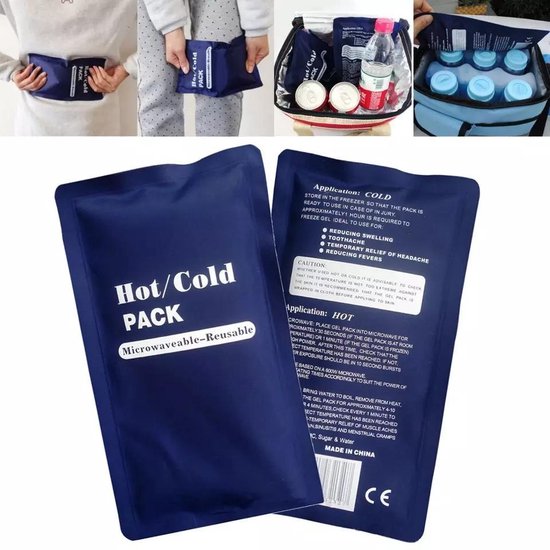 Leeg de prullenbak Zakje toediening LOUZIR Outdoor EHBO Hot Cold Ice Pack - Snelle Koeling- Herbruikbare koude  Warmte... | bol.com