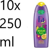 Fa Brazilian Nights Douchegel - Voordeelverpakking 10x 250ml