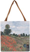 Signare Boodschappentas groot - Kunst - Gobelin - Poppy Field - Claude Monet