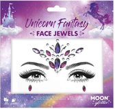 Moon Creations Gezicht Diamanten Sticker Moon Glitter - Unicorn Fantasy Multicolours