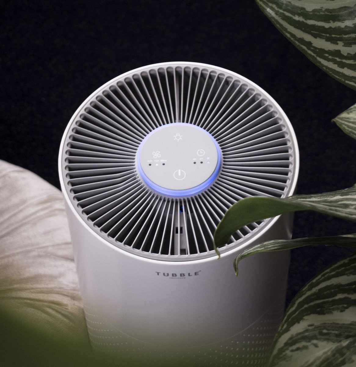 Tubble® Air Purifier Compact, Luchtreiniger, TRUE HEPA 360° filter technology, CADR 130, met fluisterstille slaapstand — afbeelding 4