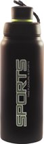 RVS- thermos fles - 500 ml - zwart