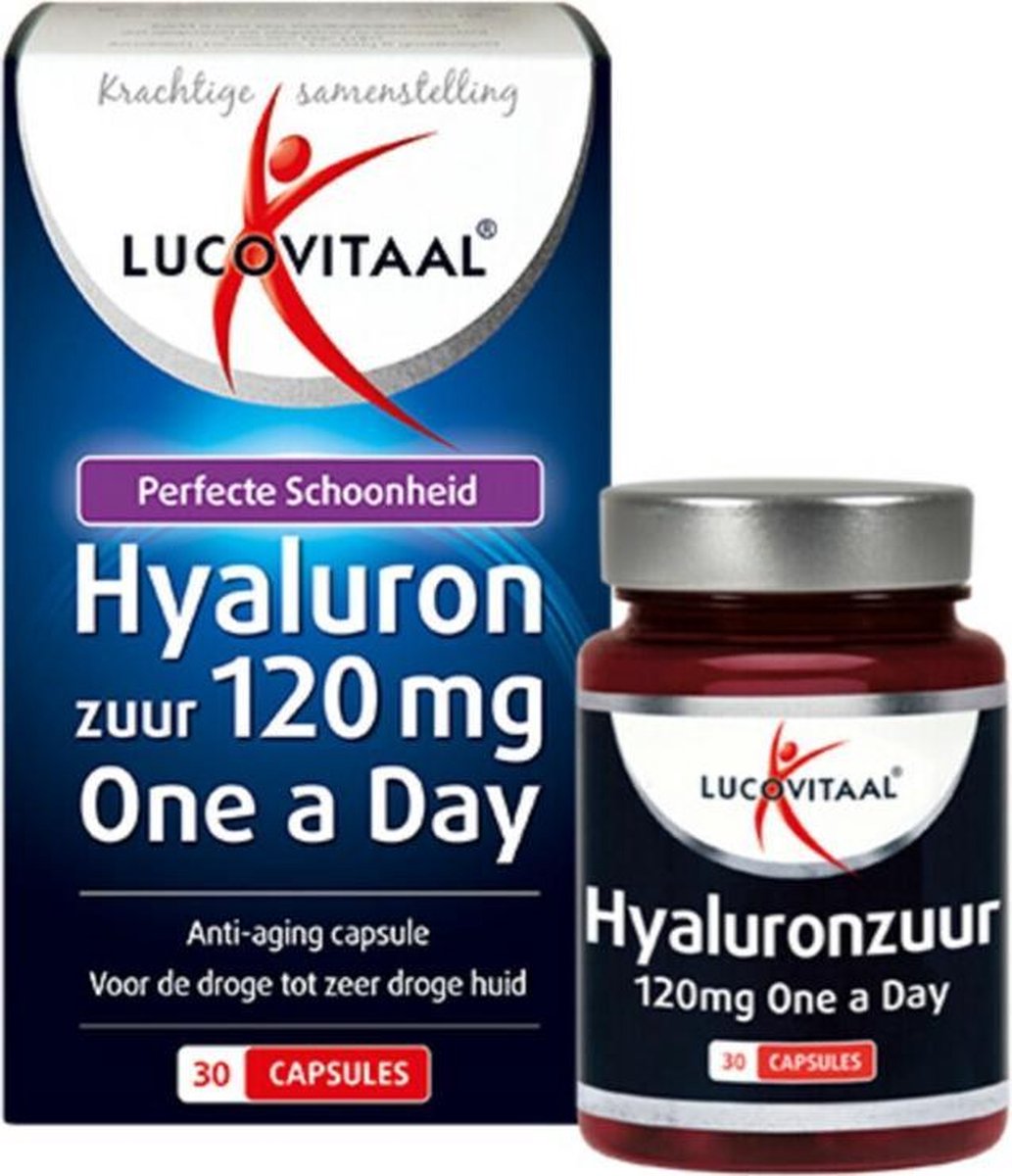 bol.com | Lucovitaal Hyaluronzuur 120 mg One a Day Voedingssupplement - 30  capsules
