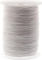 Waxkoord Katoen (ca. 1 mm) White (500 Meter)