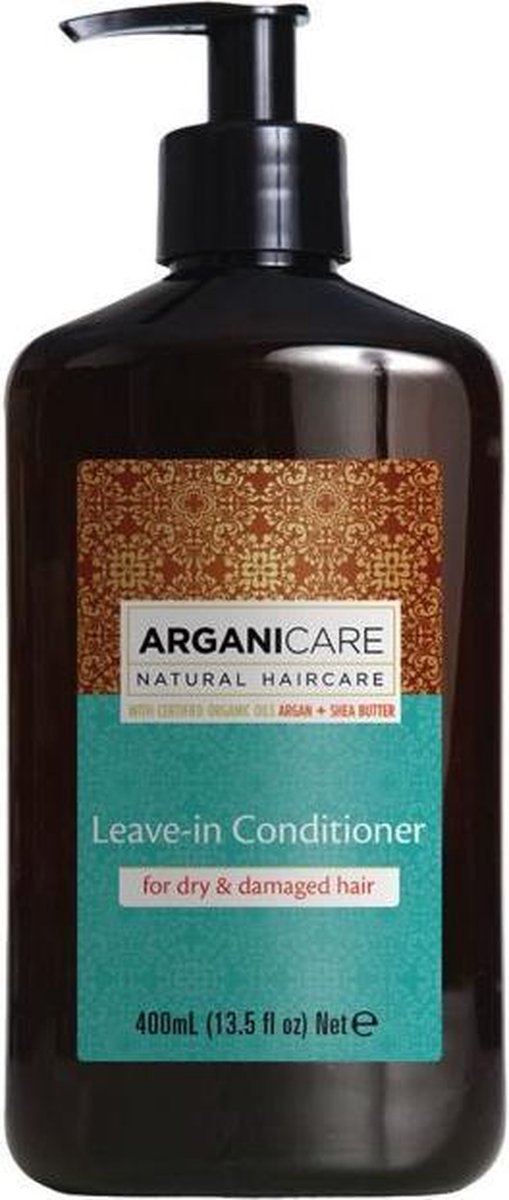 ARGANICARE LEAVE IN CONDITIONER FOR DRY & DAMAGED HAIR - ARGAN & SHEA BUTTER 400 ML
